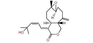 9-Deoxy-7,8-epoxy-isoxeniolide A